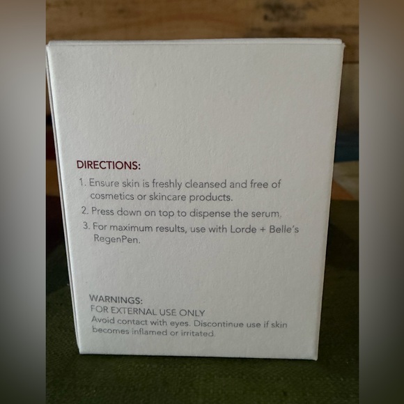 Lorde + Belle HA3+ Peptide Serum 1.0 FL OZ New In Box - Picture 5 of 6